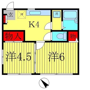 コーポ飯島【2階】の間取り