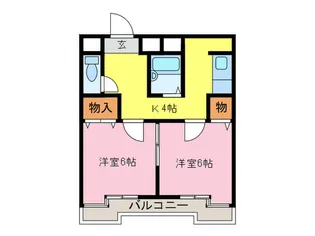 メゾン大和7号館【6階】の間取り