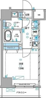 ジェノヴィア浅草IIIグリーンヴェール【8階】の間取り