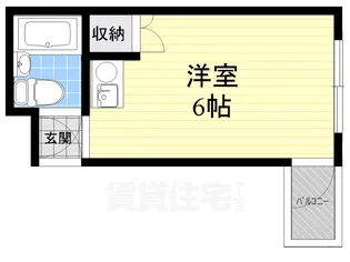 サンライズ萱島信和【3階】の間取り