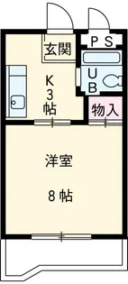 サンライズ深津【3階】の間取り