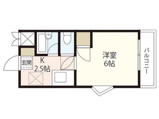 ジュネス大町【1階】の間取り