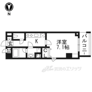 アスヴェル京都東寺前2【2階】の間取り