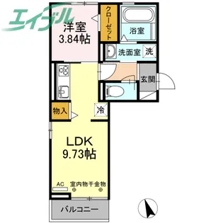 ルミエール【2階】の間取り