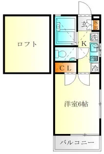 ラフィール汐入【1階】の間取り