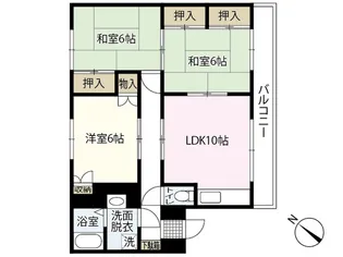 ミリオンシャトー【1階】の間取り