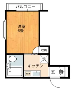 コーポリリー【2階】の間取り