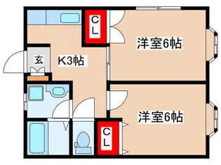 コ-ポ飯島【1階】の間取り