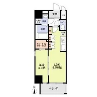 クレストタワー栄【10階】の間取り