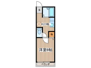 池口ハイツ【2階】の間取り