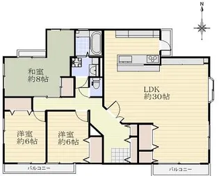 アムール気仙沼【3階】の間取り