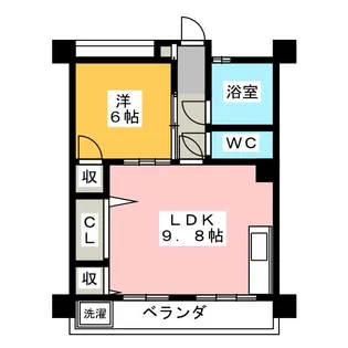 白菊ビル【3階】の間取り