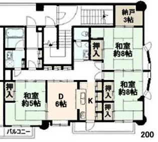 グランうらべ【2階】の間取り