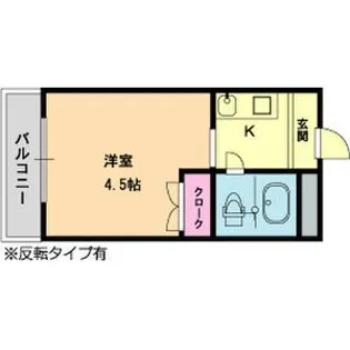 メゾン・ド・シュルヴィー【4階】の間取り