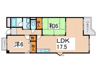 リストラ・フェイス【2階】の間取り