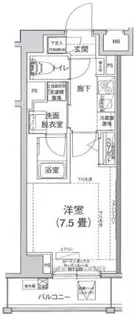 アイルルシェール錦糸町【5階】の間取り