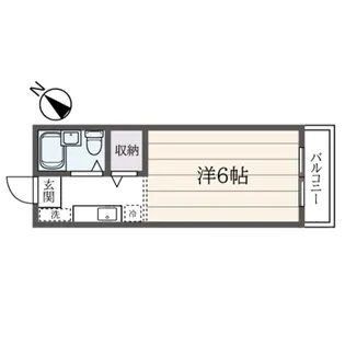 フローラ内田【1階】の間取り