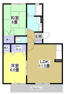 メゾン桂花【3階】の間取り
