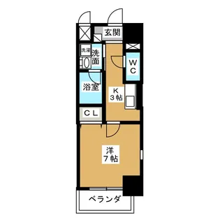 エテルノTAKI【9階】の間取り