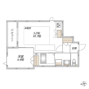 Villa Del Sol VI【3階】の間取り