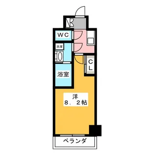 S-RESIDENCE王子west【4階】の間取り