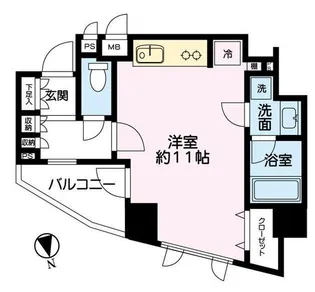 リシェ大井スカイビュー【3階】の間取り