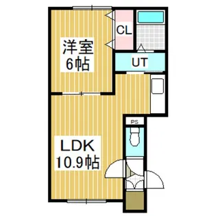 グリシーヌ・ルージュ【2階】の間取り
