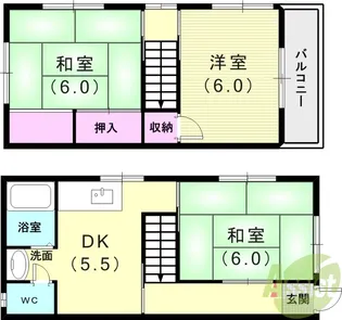 メゾンソレイユの間取り