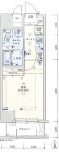 バージュアル西日暮里【3階】の間取り
