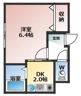 ミウエスパース【1階】の間取り