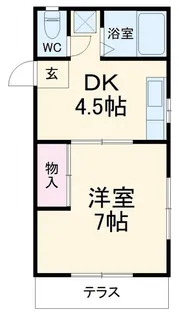 トキワハイツ【2階】の間取り