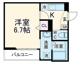 GRADUS西大宮II【2階】の間取り