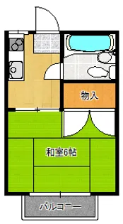 ユアーヴィレッジ【1階】の間取り