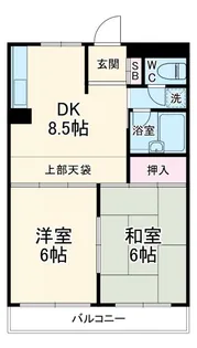 メゾンカミヤ【1階】の間取り