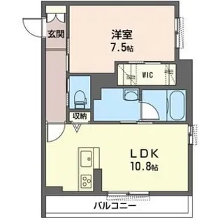 シャーメゾン プルーシャ【2階】の間取り