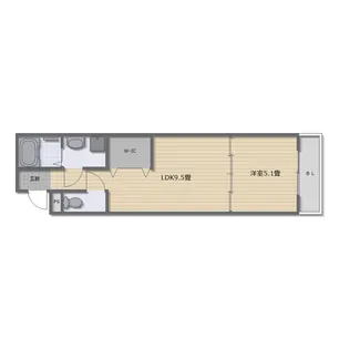 フジパレス杉本町V番館【2階】の間取り