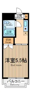 ベルサイユ川崎【4階】の間取り
