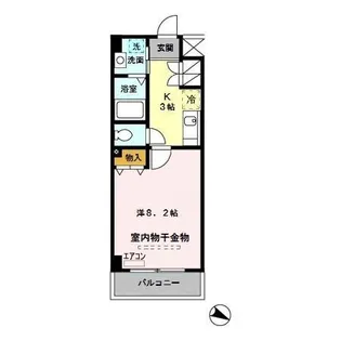 ウィスタリア【2階】の間取り