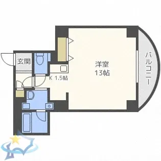 シャンドール宮の森【6階】の間取り