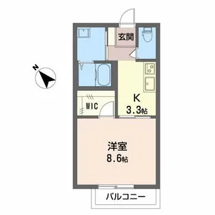 タウンコート松阪【2階】の間取り