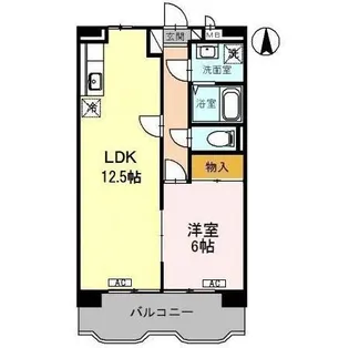 エクレールブラン【3階】の間取り