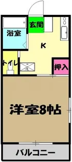 青葉ハイツ2【1階】の間取り