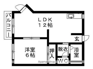 エステート長根【2階】の間取り
