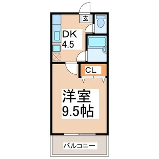 オークスコーポ【3階】の間取り