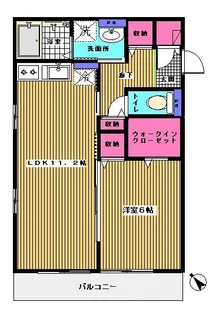 グランメール21・A【1階】の間取り