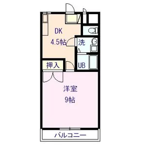 クラージュマスカネ【3階】の間取り