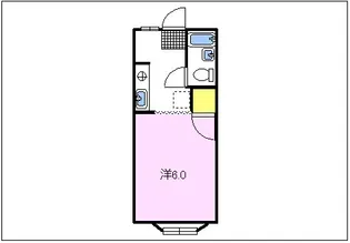 シャトー石山【1階】の間取り