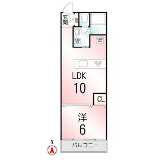 アーバンレジデンス【2階】の間取り