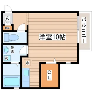 サンシティ山手町【3階】の間取り