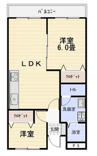シャトード寿【4階】の間取り